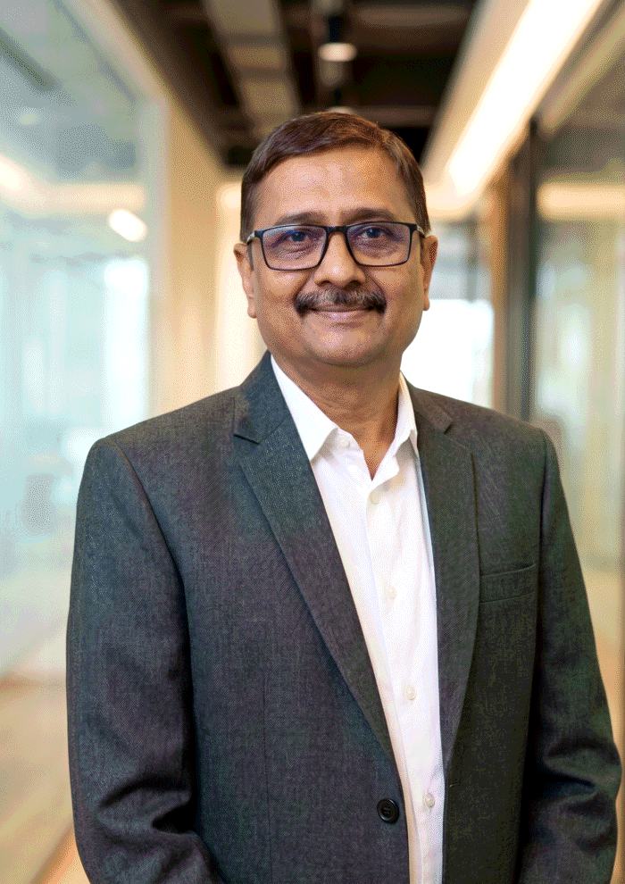 Portrait of Haresh Patel, Founder and Proprietor of Jimi Ispat Industries